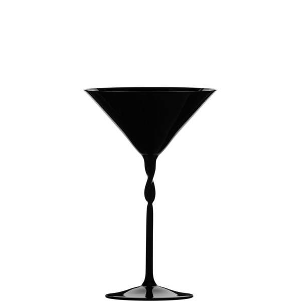 Accessories Cocktails Sklenice na koktejl Barman, černá
